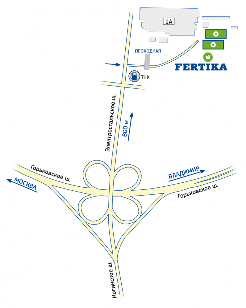 Схема проезда